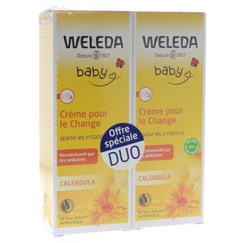 Calendula Windelcreme für Babys von Weleda - 2er Pack mit 75 ml Tuben