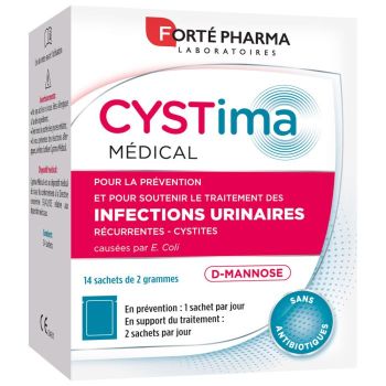 Cystima medizinisch Forté Pharma - Packung mit 14 Beuteln à 2g