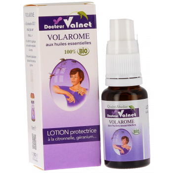 Bio-Zitronella-Schutzlotion mit ätherischen Ölen Dr. Valnet Volarome - Flasche mit 15 ml