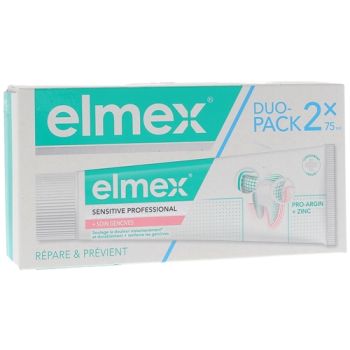 Sensitive Professional Zahnpasta + Zahnfleischpflege Elmex - 2er Pack mit 75 ml Tuben