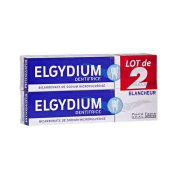 Elgydium Whitening Zahnpasta - 2er Pack mit 75 ml Tuben