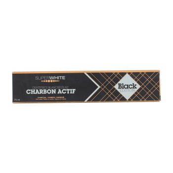 Aktivkohle-Zahncreme Weißheits-Black-Edition SuperWhite - 75ml Tube