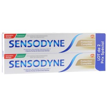 Vollständiger Schutz Sensodyne - 2er-Pack mit 75 ml Tuben