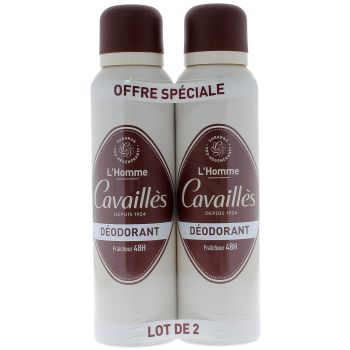 Deodorant Frische 48h für Männer Rogé Cavaillès - 2er Pack mit 150ml Sprays