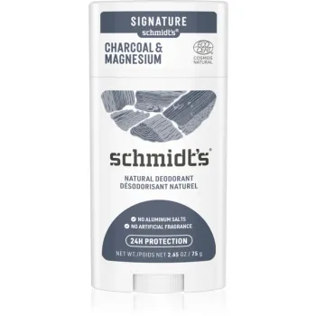 Natürliches Deodorant mit Aktivkohle und Magnesium von Schmidt's - 75 g Stick