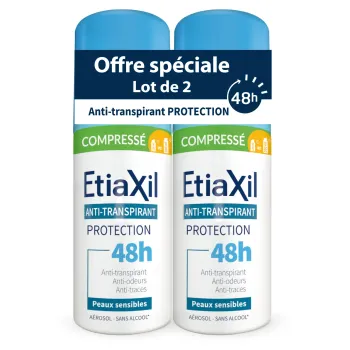 Antitranspirant-Deodorant 48h Schutz Etiaxil - 2er Pack 100ml Sprays