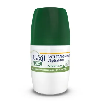 48h BIO Etiaxil - pflanzliches Antitranspirant-Deodorant - Roll-on mit 50ml