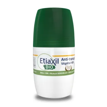 Bio pflanzliches Antitranspirant Deodorant mit Kokosduft Etiaxil - Roll-on mit 50ml