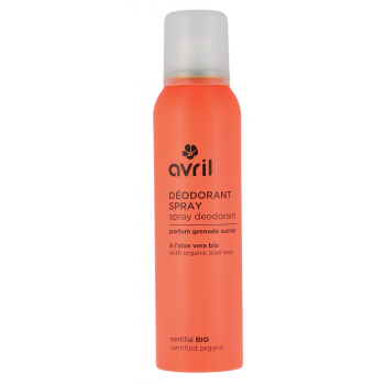 Bio-Deodorant mit süßem Granatapfelduft Avril - Spray mit 150 ml