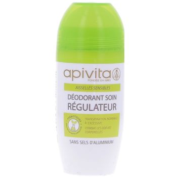 Deodorant Pflege Regulierung Apivita - Roll-on von 40 ml