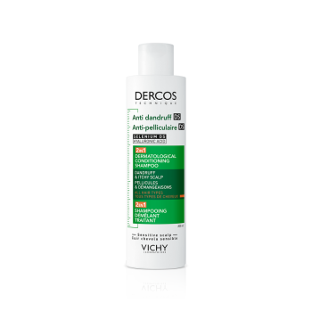 Dercos Anti-Schuppen Shampoo entwirrend 2in1 Vichy - Flasche mit 200ml