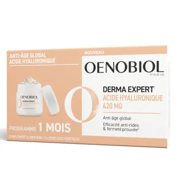 Derma Expert Hyaluronsäure Oenobiol - 2er Pack mit 30 Kapseln
