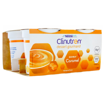 Dessert Gourmand Geschmack Karamell Clinutren Nestlé - Packung mit 4x200g