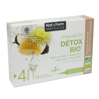 Bio-Detox Nat&Form - Packung mit 20 Ampullen