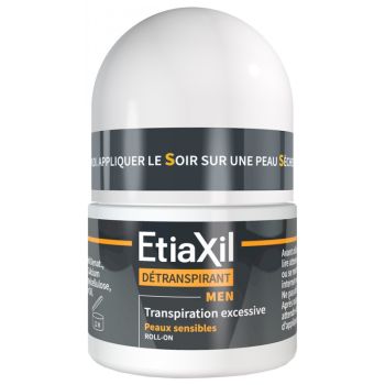Entgiftendes Men Roll-on für empfindliche Haut unter den Achseln Etiaxil - 15 ml