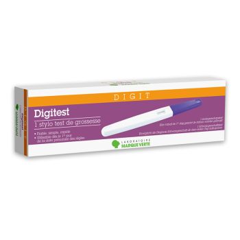 Digitest Schwangerschaftstest Marke Grün - 1 Schwangerschaftstest