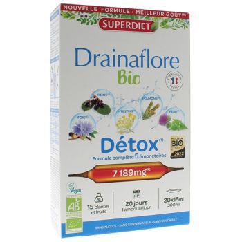 Drainaflore Bio Super Diet - 20 Ampullen