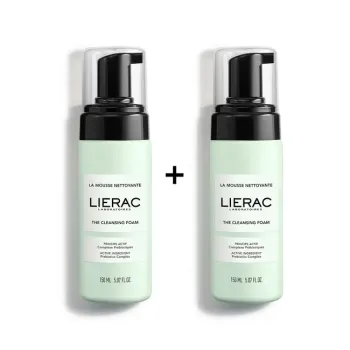 Die reinigende Mousse von Lierac - 2er-Pack Pumpflaschen à 150ml Sonderangebot