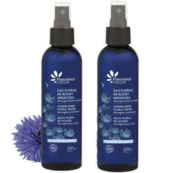 Wasserblume von Kornblume Messicole Fleurance Natur - 2er-Pack mit 200ml Sprays