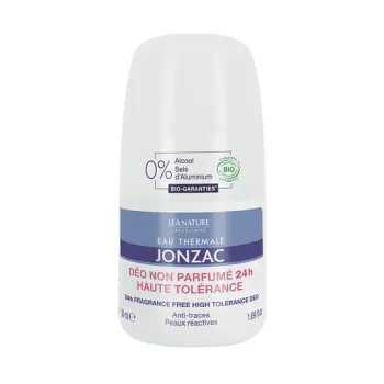 Unparfümiertes Deo 24h hohe Verträglichkeit Bio Eau Thermale Jonzac - Roll-on 50ml