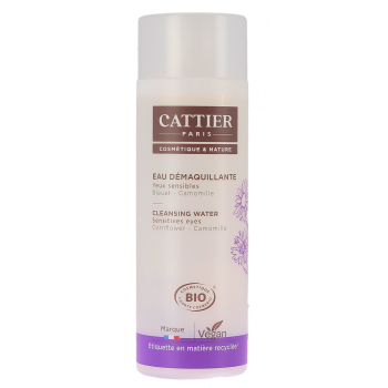 Bio Cattier Augen-Make-up-Entferner für empfindliche Haut - 150 ml Flasche