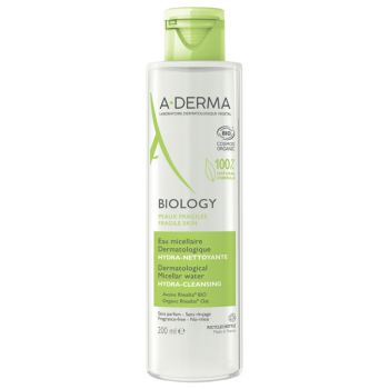 Biologie Dermatologische hydra-reinigende Mizellenwasser A-Derma - Flasche 200ml