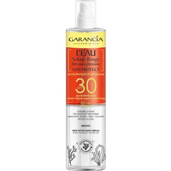 Rote metamorphosierende Sonnenwasser SPF30 Sun Protect Garancia - Spray von 150ml