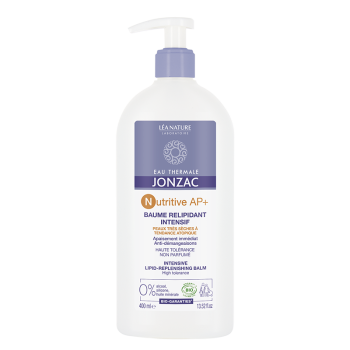 Thermalwasser Jonzac Intensiv relipidierende Baume Nutritive AP+ Léa Nature - Pumpflasche 400ml