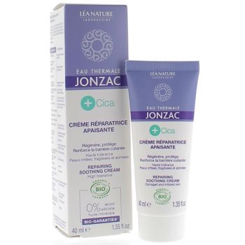 Thermalwasser Jonzac +Cica Bio-reparierende beruhigende Creme Léa Nature - Tube mit 40 ml