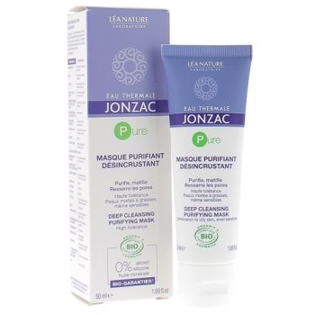Thermalwasser Jonzac reinigende Bio-Maske Léa Nature - Tube mit 50 ml