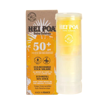 Eco-Nachfüllpack Sonnenstick für das Gesicht SPF50 Hei Poa - Stick mit 15g