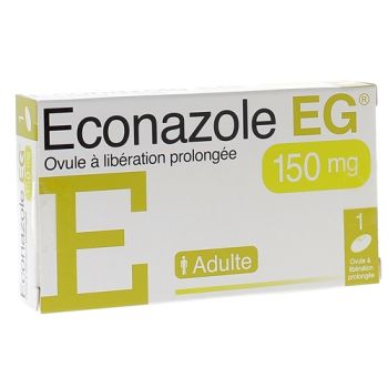 Econazol L.P. 150 mg Zäpfchen EG Labor - Packung mit 1 Zäpfchen