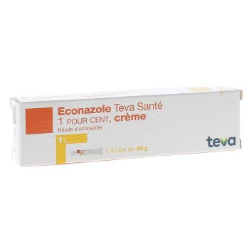 Econazol-Creme 1% Teva - Tube mit 30g