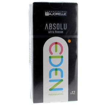 Eden Kondome Absolut ultra-dünn Laboratoire Majorelle - Schachtel mit 12 Kondomen
