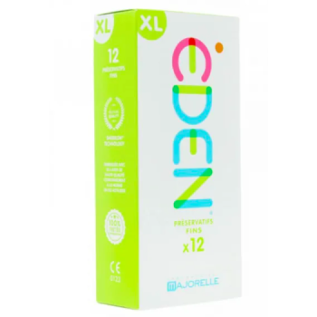 Eden Dünne Kondome Laboratoire Majorelle - Schachtel mit 12 XL-Kondomen