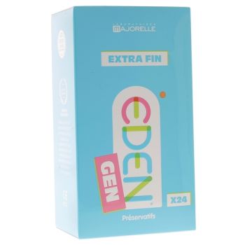 Eden Extra-dünne Latexkondome Laboratoire Majorelle - Schachtel mit 24 Kondomen