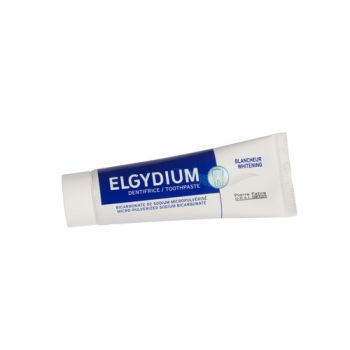 Elgydium Weißheitszahnpasta mit mikropulverisiertem Natron - Tube mit 50 ml