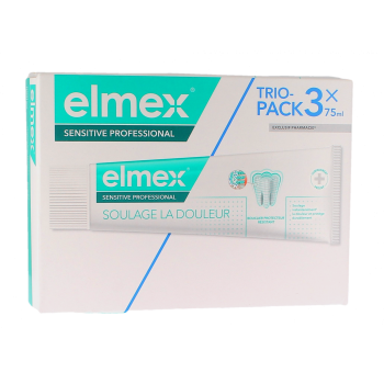 Elmex sensitive professional Zahnpasta - 3er Pack mit 75 ml Tuben