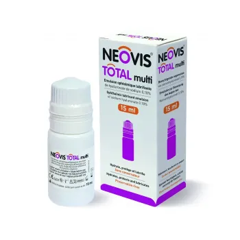 Neovis total multi Augenemulsion befeuchtend Horus pharma - Flasche mit 15 ml