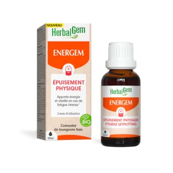 EnerGem körperliche Erschöpfung bio Herbalgem - Tropfflasche 30 ml