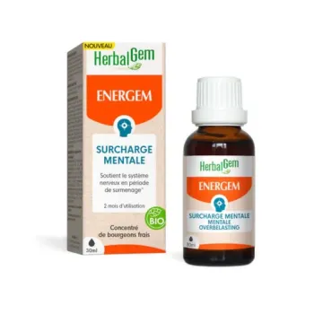 Energem mentale Überlastung bio Herbalgem - 30ml Tropfflasche