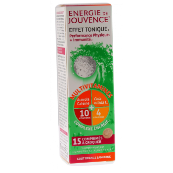 Energie de Jouvence Tonikum-Effekt - Packung mit 15 Kaudabletten