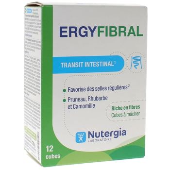 Energy Fibral Darmtransit Nutergia - Schachtel mit 12 Würfeln