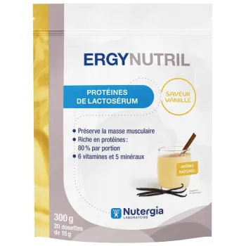 Ergynutril Whey-Protein Vanille Nutergia - 300g Beutel