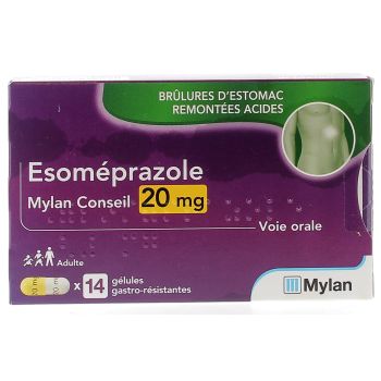 Esomeprazol Mylan Ratschlag 20mg - Packung mit 14 Kapseln
