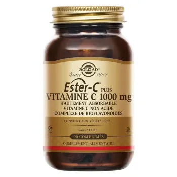 Ester-C Plus Vitamin C 1000 mg Solgar - 90 Tabletten Dose