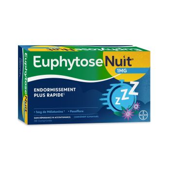Euphytose Nacht Schlaf Melatonin und Passionsblume 30 Tabletten
