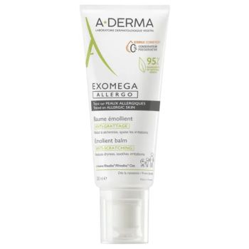 Exomega Allergo Emollient-Balsam gegen Juckreiz A-Derma - Tube mit 200 ml