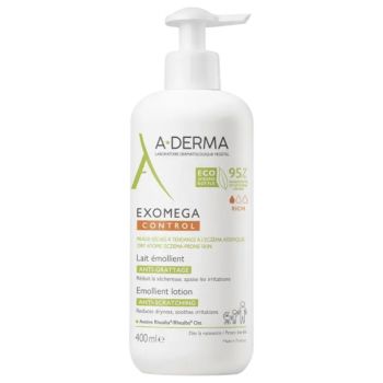 Exomega Control Emollient Milch A-Derma - Pumpflasche mit 400 ml