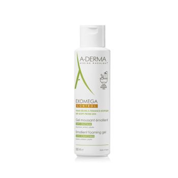Exomega Control Schaumgel emollient gegen Juckreiz A-Derma - Flasche mit 500ml